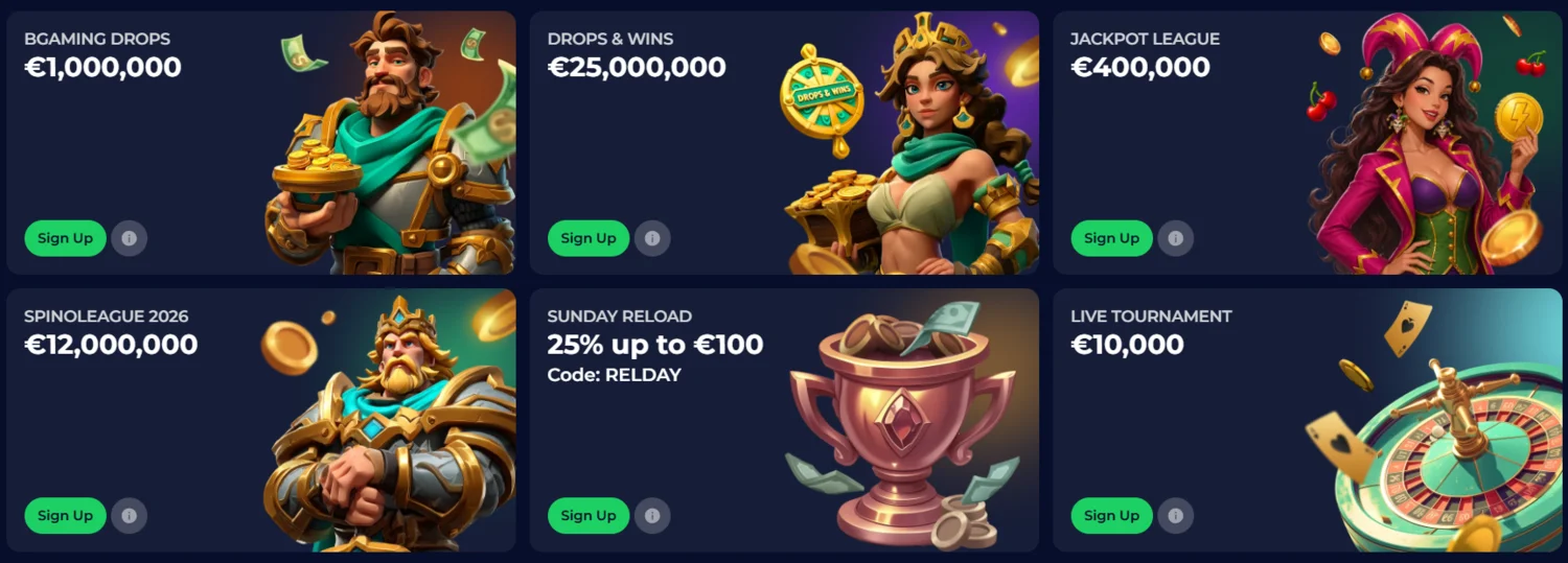 Ninewin Casino Tournaments